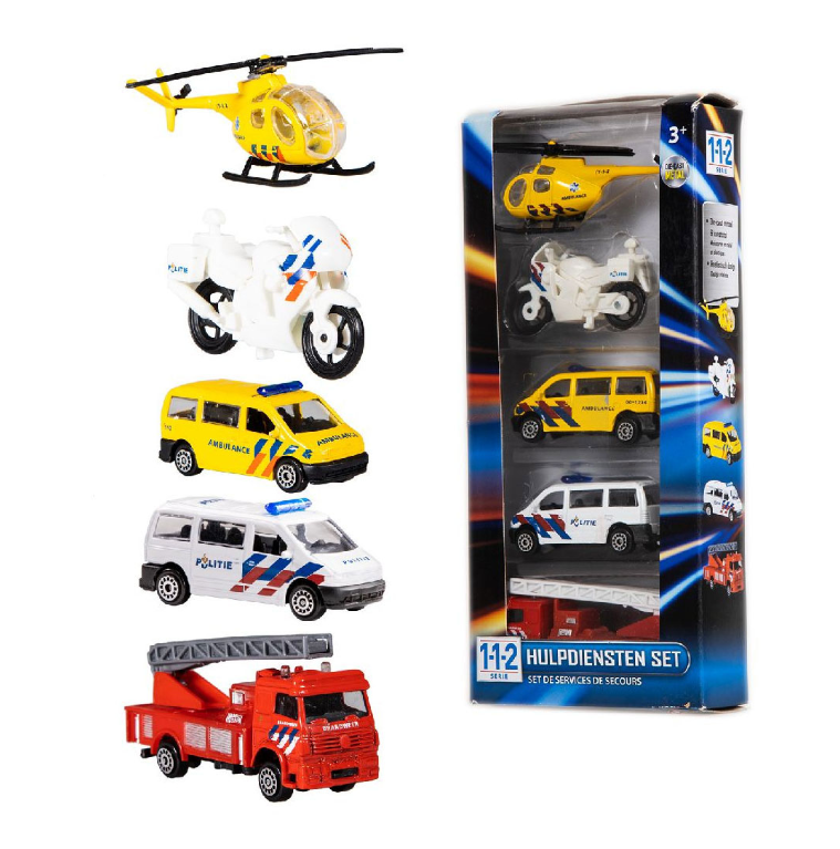 Hulpvoertuigen 5-pack 1:64